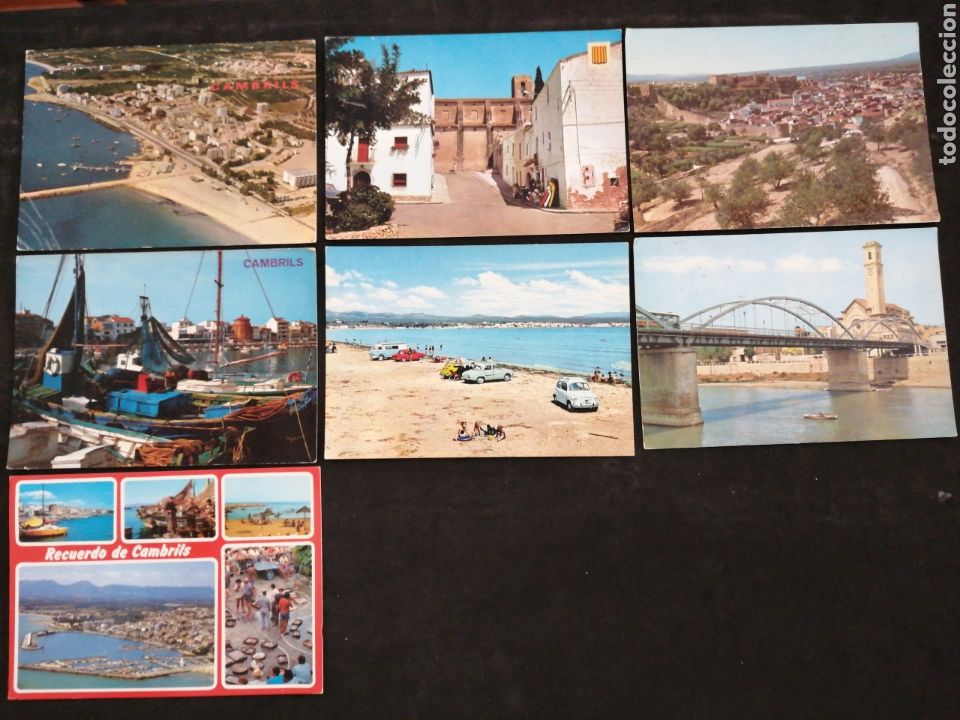 Postales: CAMBRILS, CUNIT, LA AMPOLLA, TORTOSA. LOTE DE 7 POST. - Foto 1