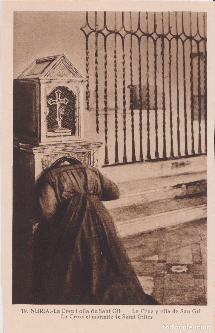 Postkarten: NURIA, LA CREU I LA OLLA DE SANT GIL - L.ROISIN N&ordm; 19 - S/C