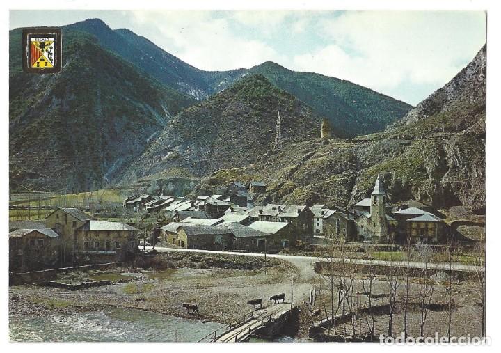 Postales: PIR. CATALA. VALL D'ANEU.- N&ordm; 2838, ESCAL&Oacute;. VISTA GENERAL. ESCUDO DE ORO. L&Eacute;RIDA- CIRCULADA (1971)