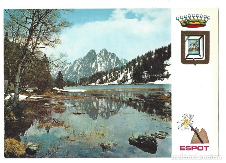 Postales: PIR. CATALA. VALL D'ESPOT.- N&ordm; 2, ESTANY RATERA. ELS ENCANTATS. CEDOSA. L&Eacute;RIDA- SIN CIRCULAR