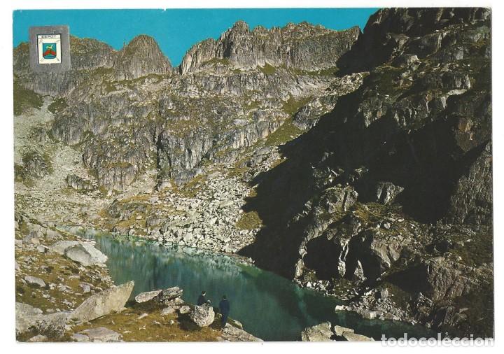 Postales: PIR. CATALA. REGI&Oacute; D'ESPOT.- N&ordm; 5185, LLAC D'AMITGES. ESCUDO DE ORO. L&Eacute;RIDA- SIN CIRCULAR