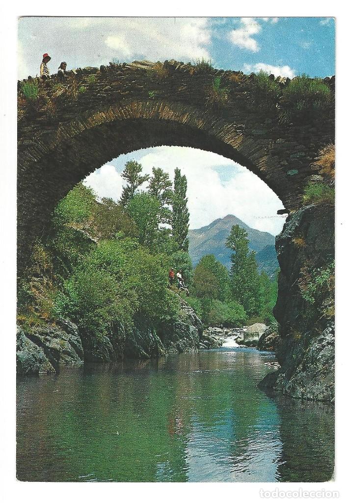 Postales: PIR. DE L&Eacute;RIDA. EL PALLARS.- N&ordm; 5261, LLADR&Oacute;S. PUENTE. OFIC. TURISMO POBLA DE SEGUR- CIRCULADA