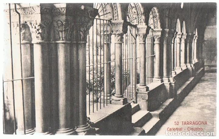 Postales: POSTAL TARRAGONA CATEDRAL CLAUSTRO - Foto 1
