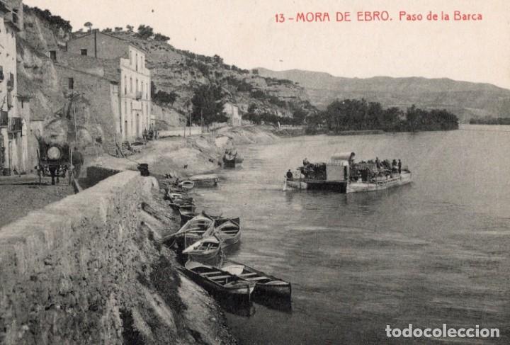 Postales: mora de ebro. 13 paso de la barca. thomas - Foto 1