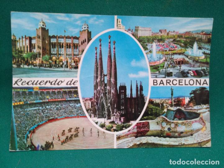Postales: RECUERDO DE BARCELONA - Foto 1