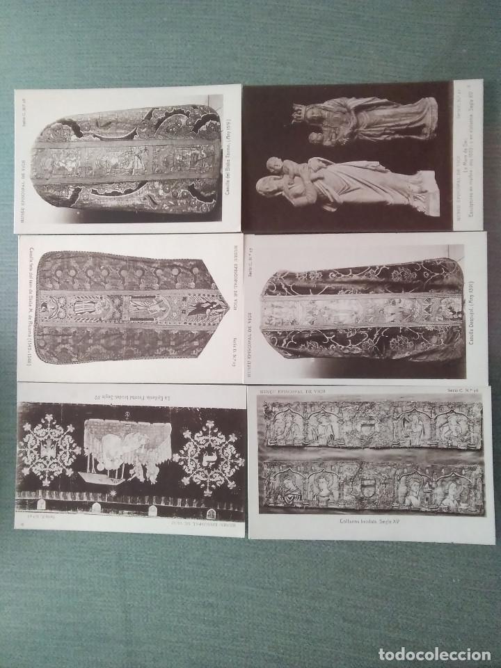 Postales: LOTE POSTALES ANTIGUAS MUSEO ESPISCOPAL DE VICH - Foto 2