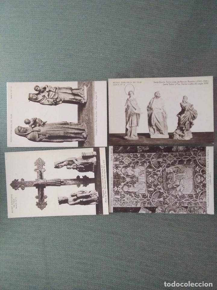 Postales: LOTE POSTALES ANTIGUAS MUSEO ESPISCOPAL DE VICH - Foto 3
