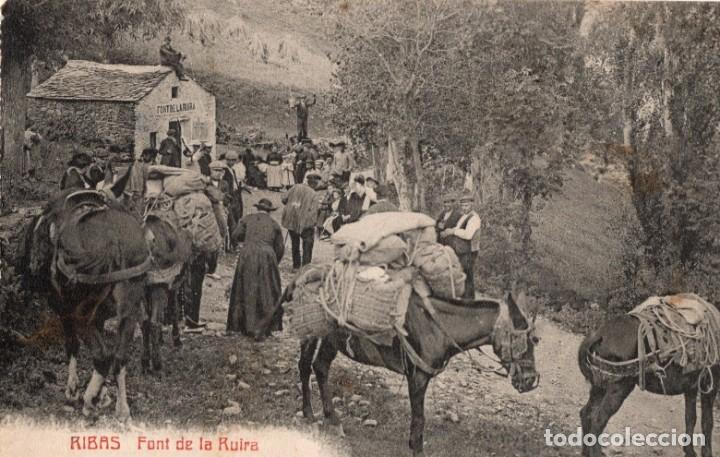 Postales: ribas. font de la ruira - Foto 1