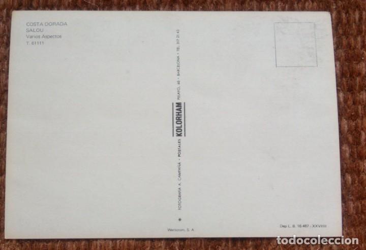 Postales: SALOU - TARRAGONA - PLANO - MAPA - Foto 2