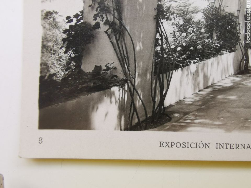 Postales: Postal Exposici&oacute;n Internacional de Barcelona n&ordm;3 1929. La Rosaleda - Foto 3
