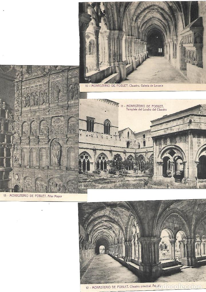 Postales: 20 POSTALES DEL MONASTERIO DE POBLET - Foto 3