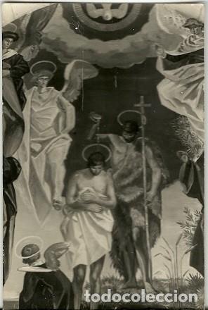 Cartoline: ANTIGUA POSTAL CASTELL DEL REMY LERIDA PINTURAS DEL BAPTISTERIO J OBIOLS FOTOGRAFIA CALAFELL