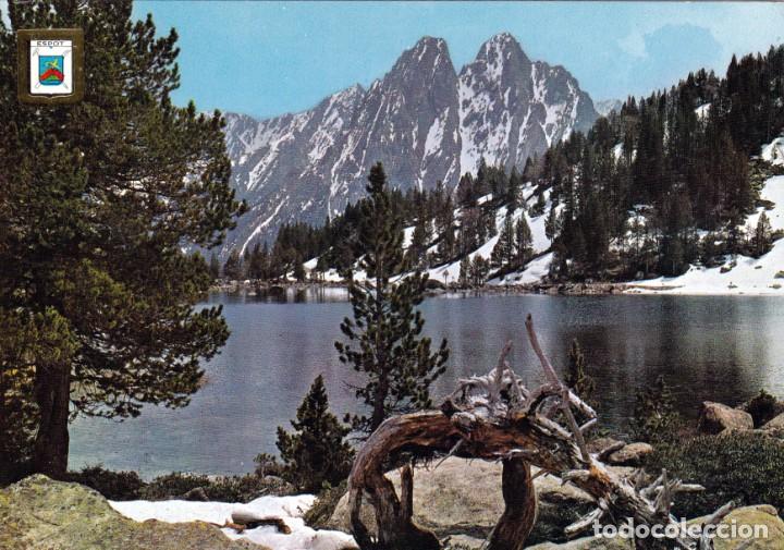 Postales: PIRINEO CATALAN - LERIDA - VALLE DE ESPOT - LAGO SAN MAURICIO - ESCUDO DE ORO N&ordm;906 - ESCRITA