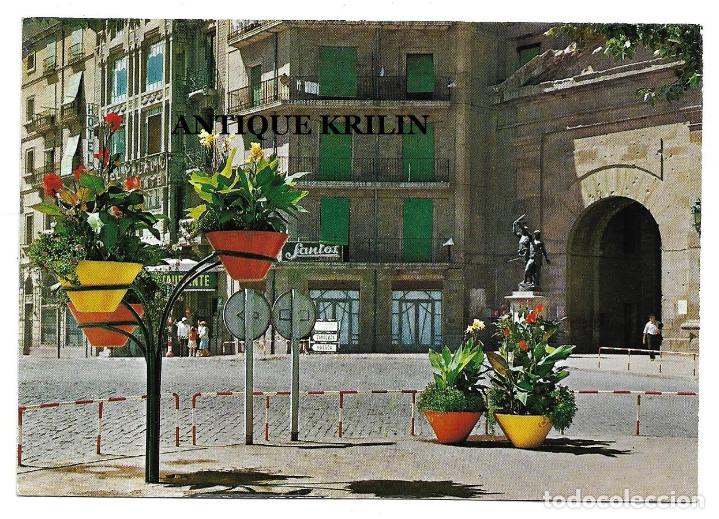 Postales: LERIDA N&ordm; 13 ARCO DEL PUENTE Y MONUMENTO A INDIBIL Y MANDONIO.- GARCIA GARRABELLA