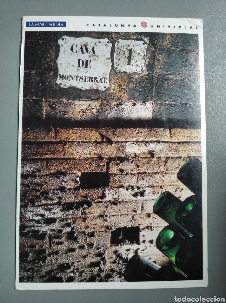 Postcards: Postal Catalunya Universal la cava de Montserrat una de las m&aacute;s tradicionales de codorniu