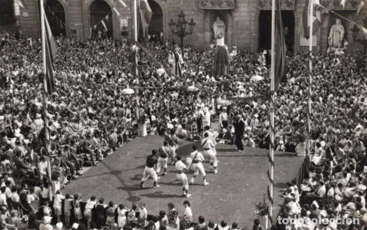 Postales: barcelona. festes de la merc&eacute; 1952 - Foto 1