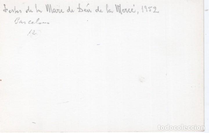Postales: barcelona. festes de la merc&eacute; 1952 - Foto 2