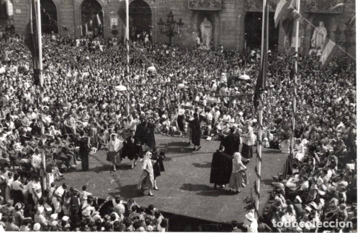Postales: barcelona. festes de la merc&eacute; 1952 - Foto 1