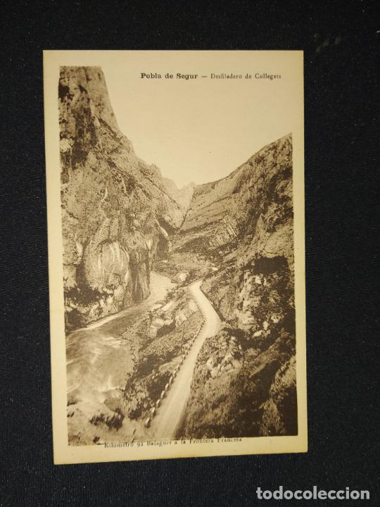 Postales: POBLA DE SEGUR-DESFILADERO DE COLLEGATS-FOTO M.SOLE-POSTAL ANTIGUA-(69.640)