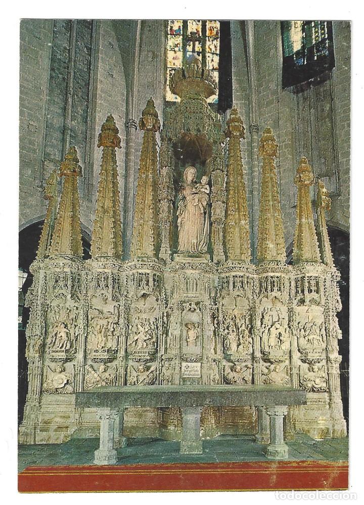 Postales: CASTELLO D'AMPURIES.- N&ordm; 1142, SINGULAR RETABLO BARROCO. COSTA BRAVA. GERONA- SIN CIRCULAR
