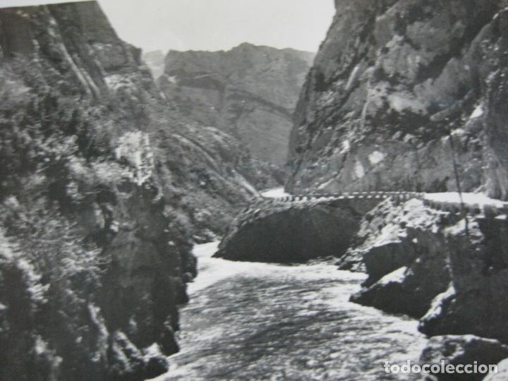 Postales: POBLA DE SEGUR-PAS DEL COLLEGATS-FOTOGRAFICA GORD&Oacute;-POSTAL ANTIGUA-(69.754)