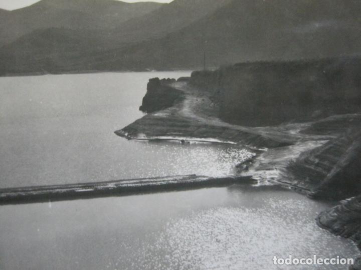 Postales: POBLA DE SEGUR-EMBALSE SAN ANTONIO-FOTOGRAFICA GORD&Oacute;-POSTAL ANTIGUA-(69.755)