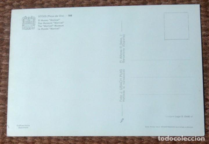 Postales: SITGES - BARCELONA - MUSEO MARICEL - Foto 2