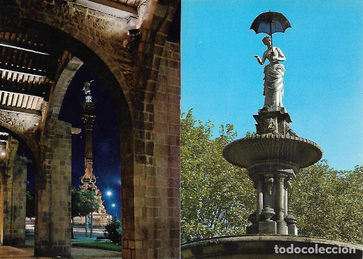 Postales: BARCELONA - DOS POSTALES - Foto 1