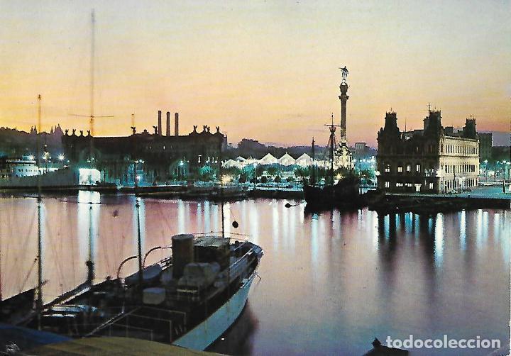 Postales: BARCELONA - ATARDECER (PUERTO) - Foto 1
