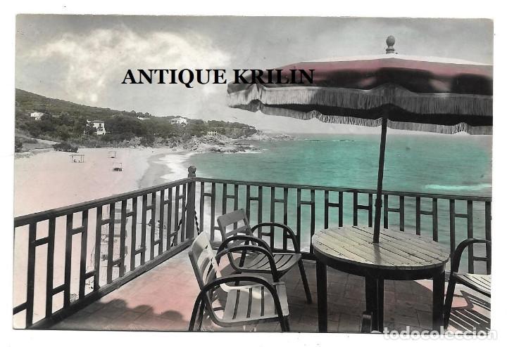 Postales: PLAYA DE ARO N&ordm; 4 VISTA DESDE LA TERRAZA HOTEL COSTA BRAVA .- FOTO S. MART&Iacute;
