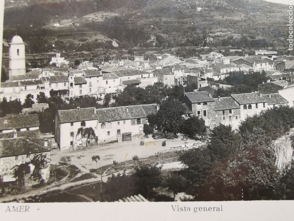 Postales: Postal de Amer, Girona. De 1936 escrita. - Foto 2