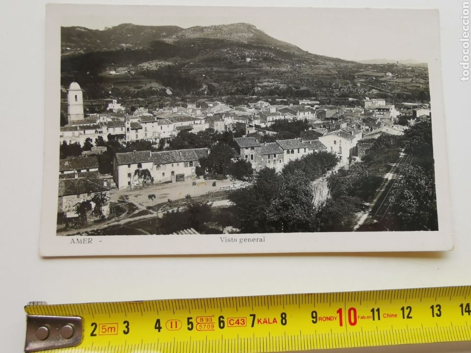 Postales: Postal de Amer, Girona. De 1936 escrita. - Foto 1
