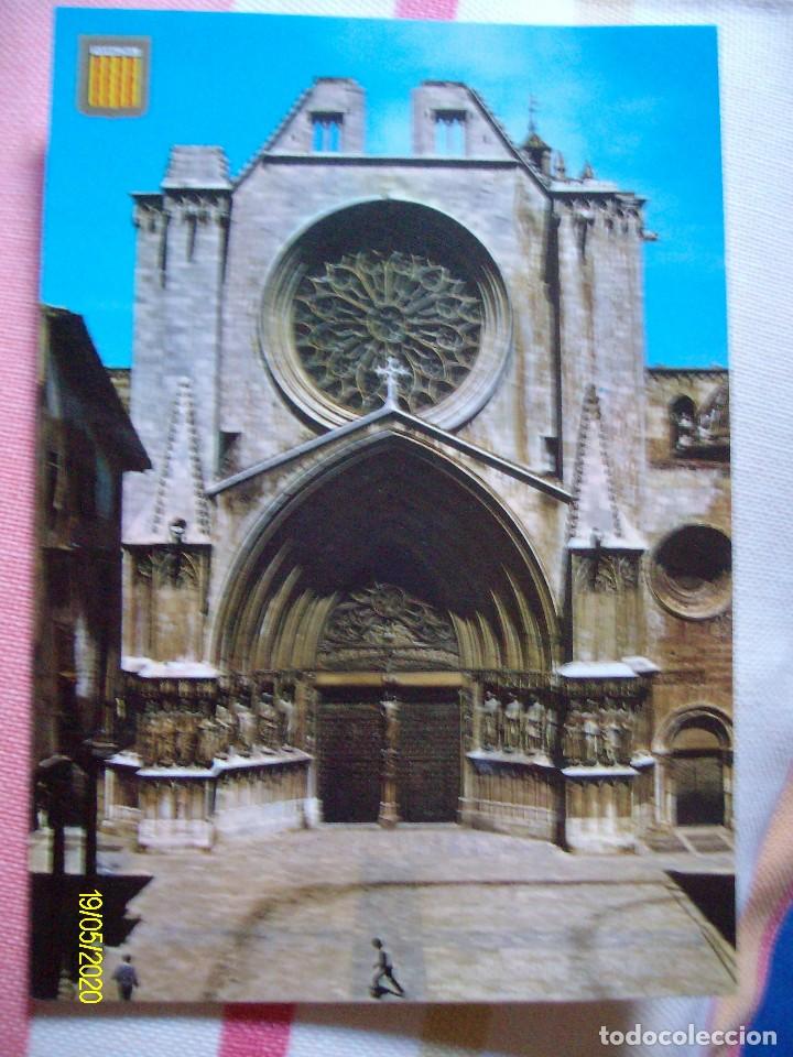 Postales: LA POSTAL DE LA AMISTAD FACHADA CATEDRAL DE TARRAGONA COMERCIAL ESCUDO DE ORO