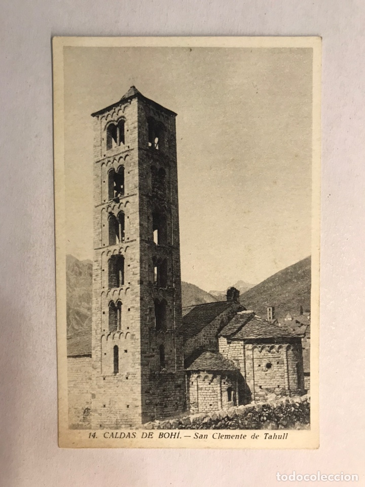 Postales: CALDES DE BOHI (Lerida) Postal No.14, San Clemente de Tahull HUECOGRABADO MUMBRU