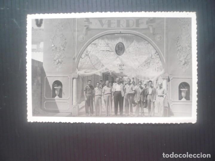 Postales: Fiesta Mayor Calle Verdi- Agfa postal.