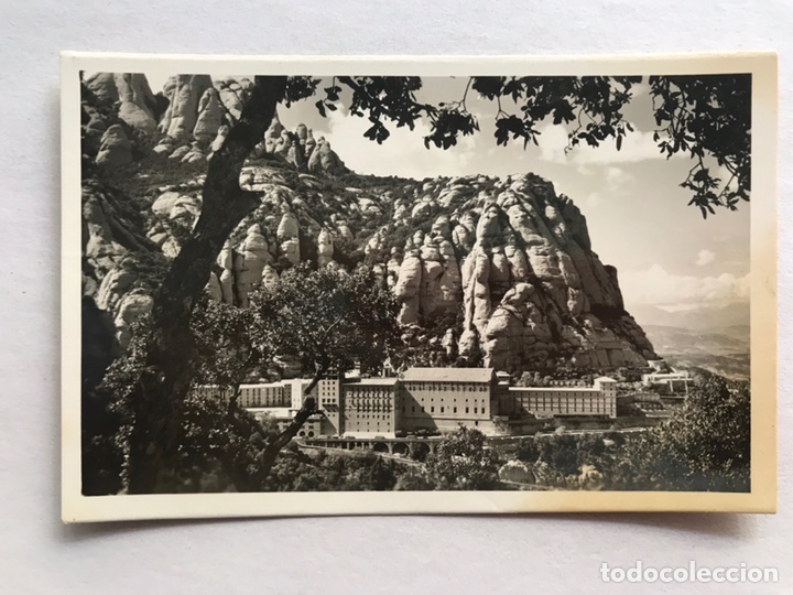 Postales: MONTSERRAT. Postal No.506, Vista parcial el Monasterio desde San Miguel, (h.1940?) S/C.