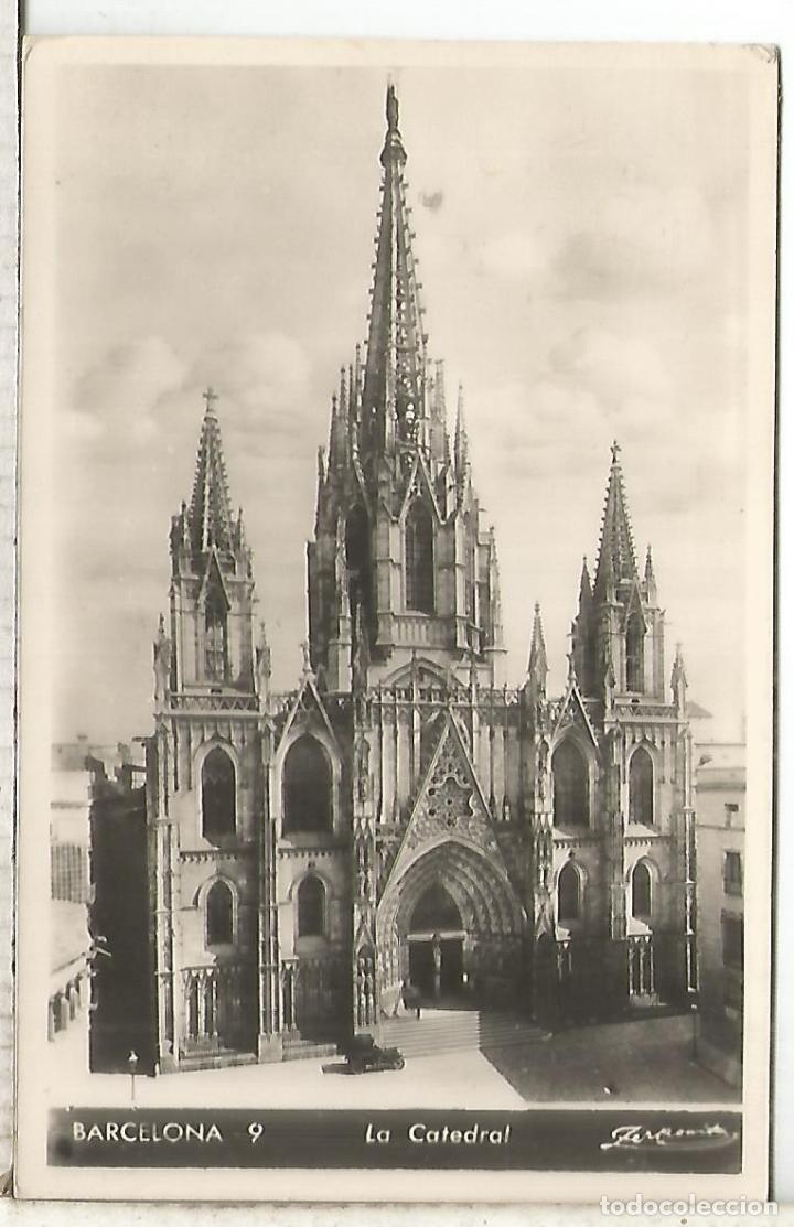 Postales: BARCELONA CATEDRAL ESCRITA - Foto 1