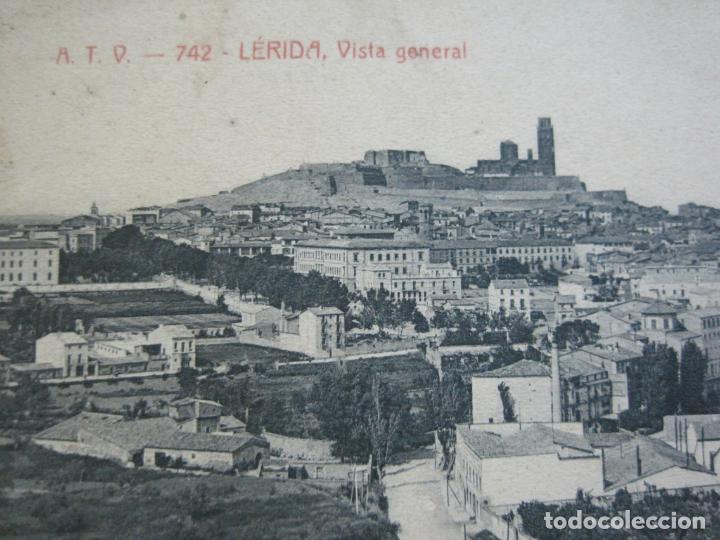 Postales: LLEIDA-LERIDA-VISTA GENERAL-ATV 742 A.T.V.-POSTAL ANTIGUA-(70.882)