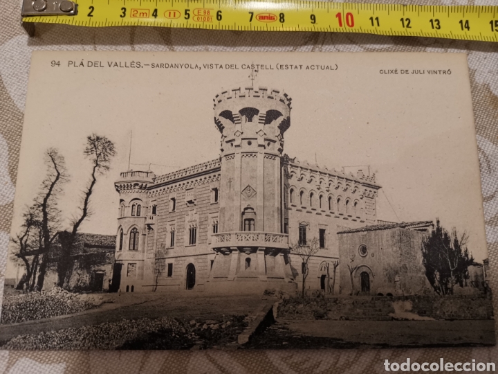 Cartoline: Postal n&ordm;94 Pl&agrave; del Vall&egrave;s Sardanyola. Vista des del castell. Fot. Juli Vintr&oacute;