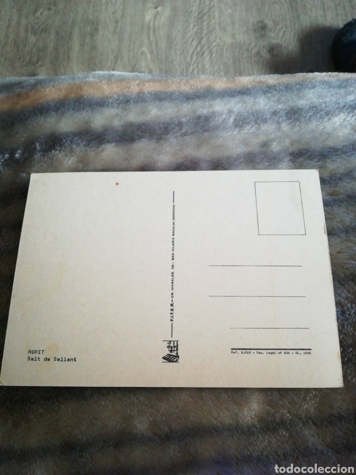 Postales: Postal rupit salt de sallent 1966 - Foto 2