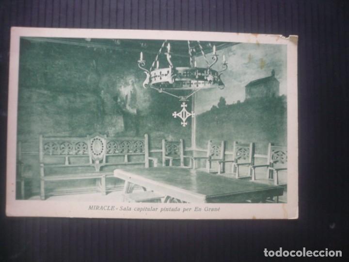 Postales: Lleida-Miracle-Sala capitular pintada per En Gran&eacute;.