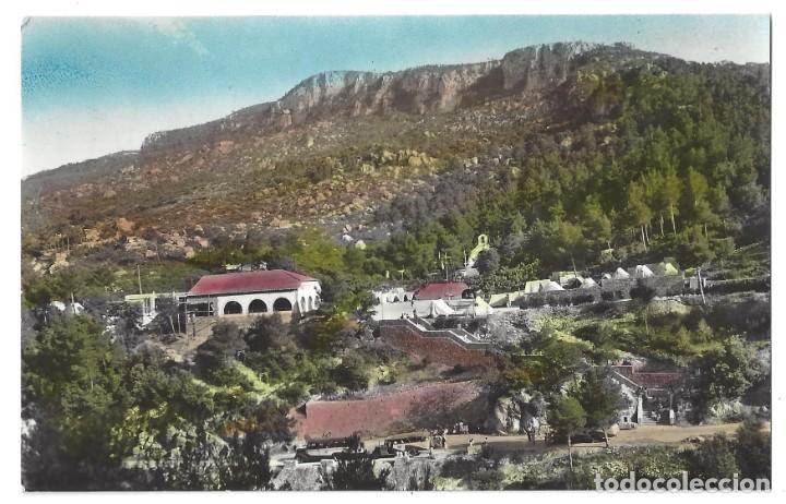 Postales: POSTAL COLOREADA- LA RIBA.- N&ordm; 2, CAMPAMENT ALMOGAVARES. LLADO TORRES. TARRAGONA- ESCRITA (1962)