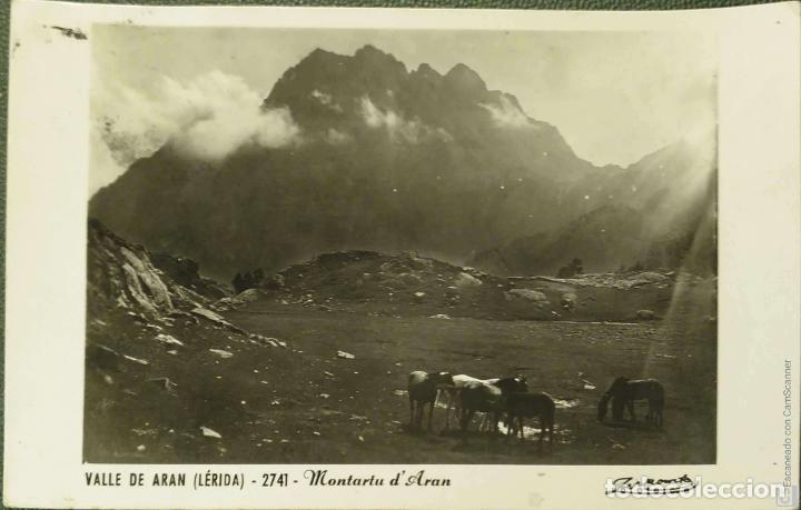 Postales: Valle de Ar&aacute;n. 2741 Montartu d'Ar&aacute;n. Zerkowitz. Usada con sello. Blanco/Negro