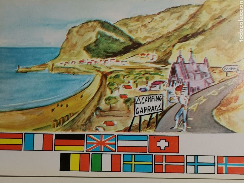 Postales: Postal Camping del Garraf de 1970s.sin circular - Foto 2