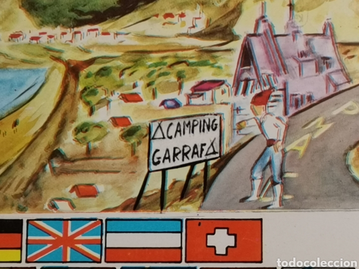 Postales: Postal Camping del Garraf de 1970s.sin circular - Foto 3