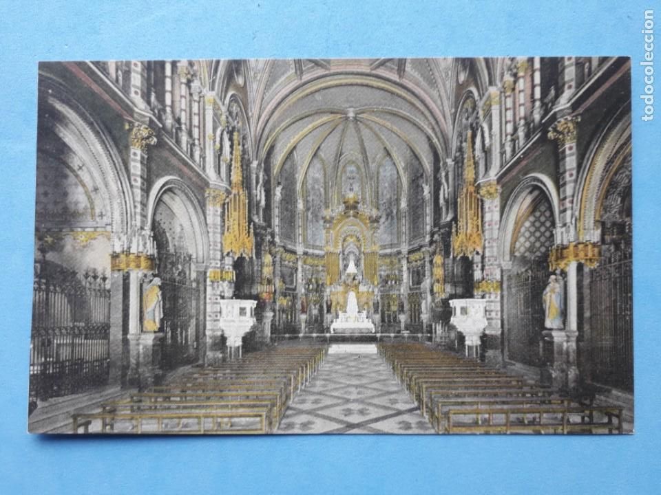 Cartoline: Monserrat. Interior de la Iglesia.