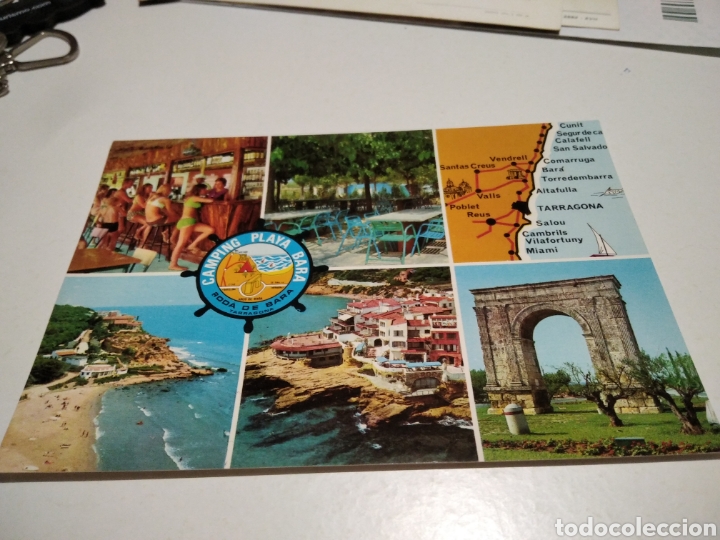 Postales: Postal roda de bara Camping Playa bara