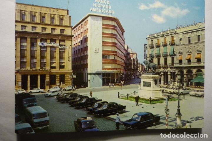 Postales: postal reus.-plaza gral.prim coches