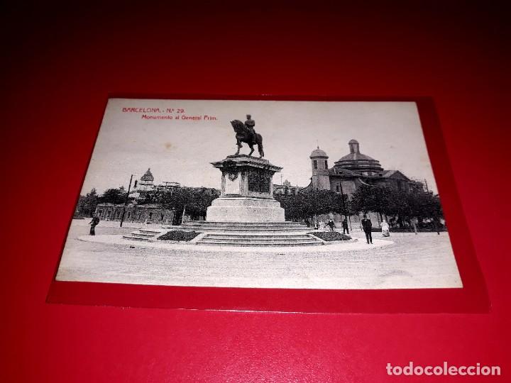 Postales: Barcelona &rdquo; Monumento al General Prim &rdquo; Sin Circular - Foto 1