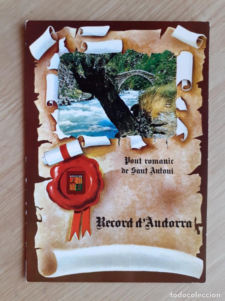 Postales: TARJETA POSTAL - VALLS D'ANDORRA - LA MASSANA - PUENTE ROM&Aacute;NICO DE SAN ANTONIO